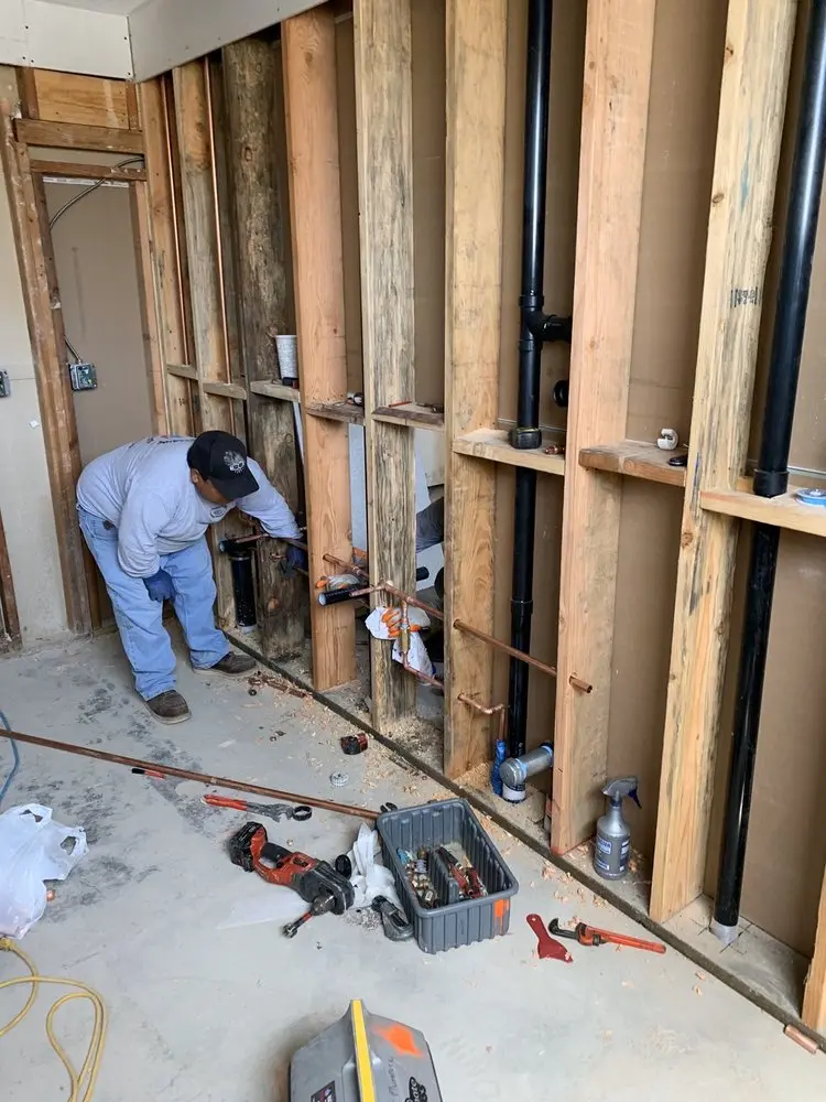Commercial rough-in plumbing for Trenchless Sewer Repair in Lexington